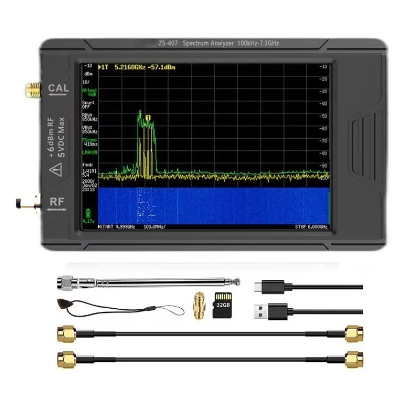 Signal Generator Spectrum Analyzer - ZS-406/ZS-407 4인치 스크린 휴대용 스펙트럼 분석기