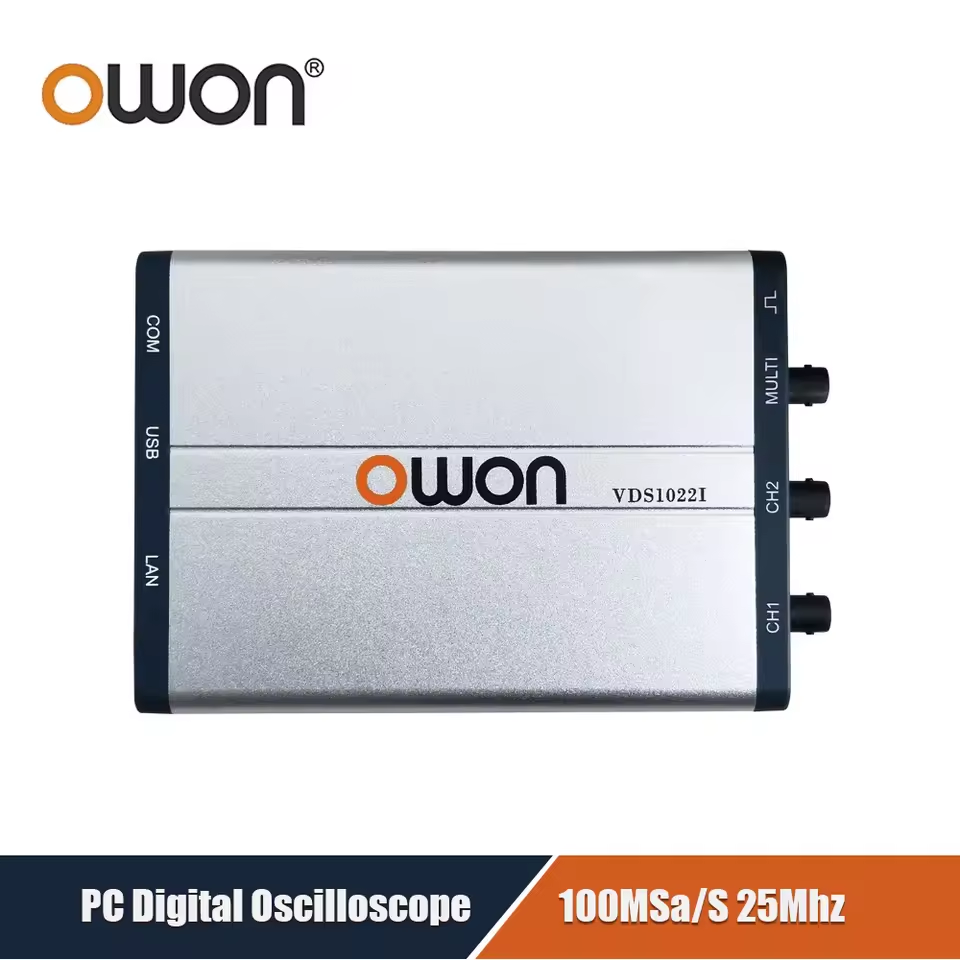 Digital Storage Oscilloscope 100Mhz - OWON VDS1022/I 가상 PC 오실로스코프 |