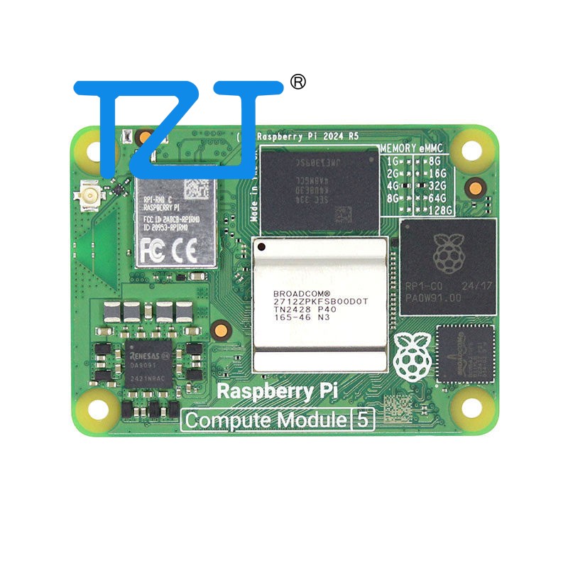 Raspberry Pi 5 8Gb Kit - TZT 컴퓨팅 모듈 5 라즈베리 파이용