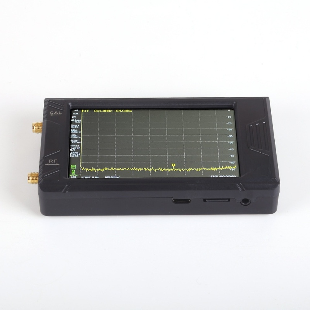 Signal Generator Spectrum Analyzer - 4인치 휴대용 스펙트럼 분석기로, 100kHz에서 7.3GHz까지의