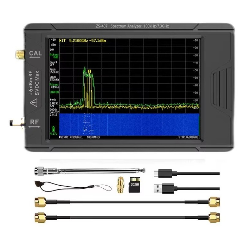 ZS-406/ZS-407 4인치 스크린 휴대용 스펙트럼 - Signal Generator Spectrum Analyzer 리뷰 및 가격