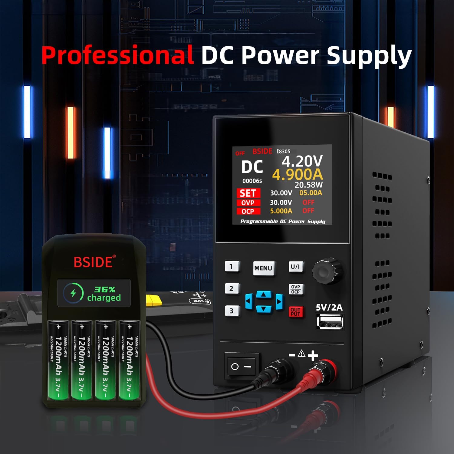 BSIDE DC 실험실 규제 전원 공급 장치 프로그래밍 - Programmable Dc Power Supply 30V 10A 리뷰 및 가격