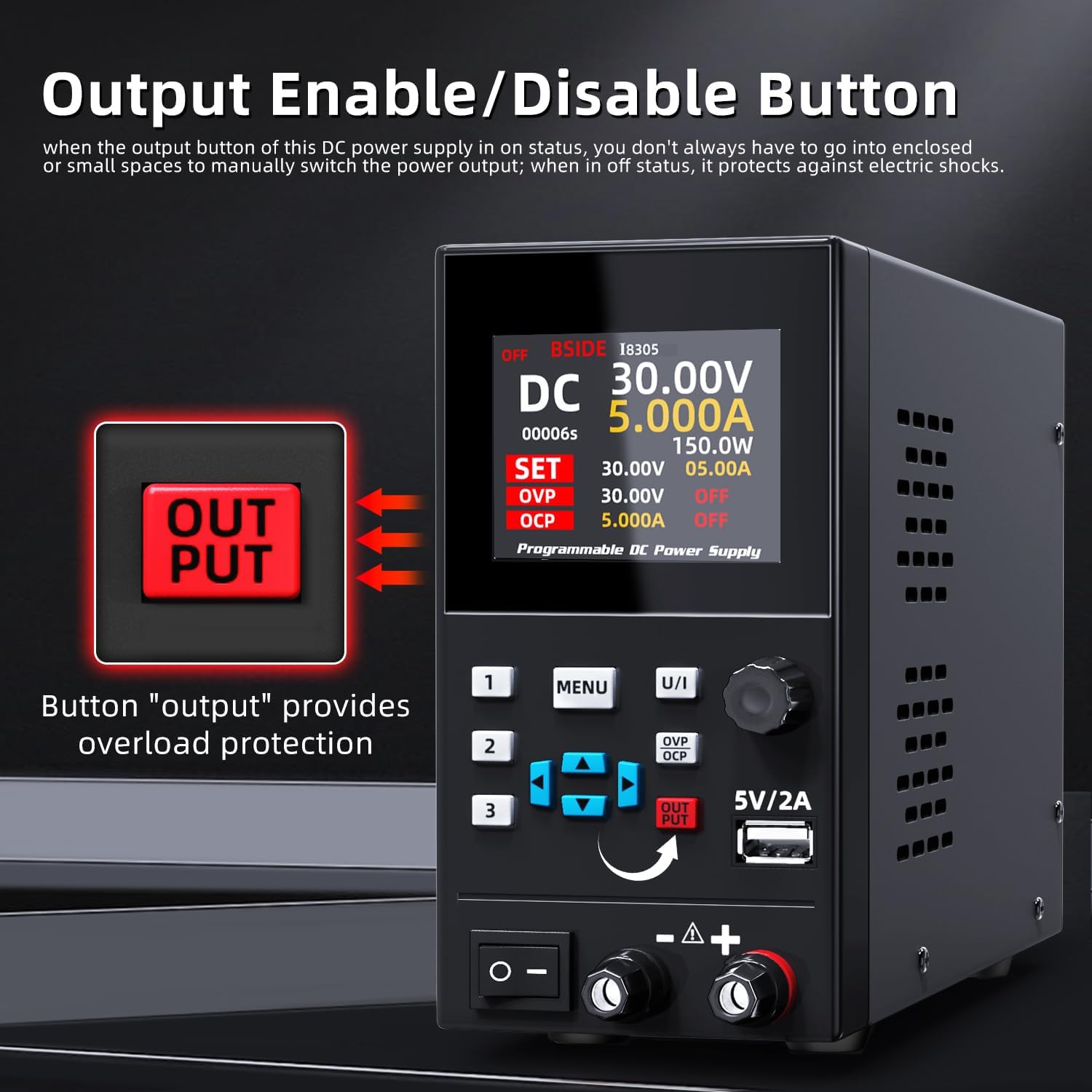 BSIDE DC 실험실 규제 전원 공급 장치 프로그래밍 - Programmable Dc Power Supply 30V 10A 리뷰 및 가격