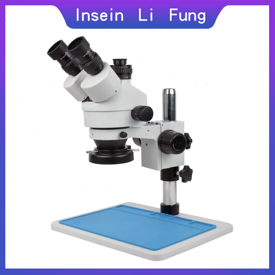 산업용 스테레오 쌍안 현미경, 3.5X-90X, 3 안 - Stereo Trinocular Microscope Pcb 리뷰 및 가격