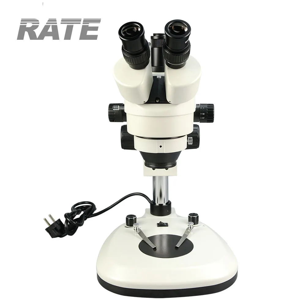 공장용 7x-45x 광학 산업용 삼안 현미경, 전자 P - Stereo Trinocular Microscope Pcb 리뷰 및 가격