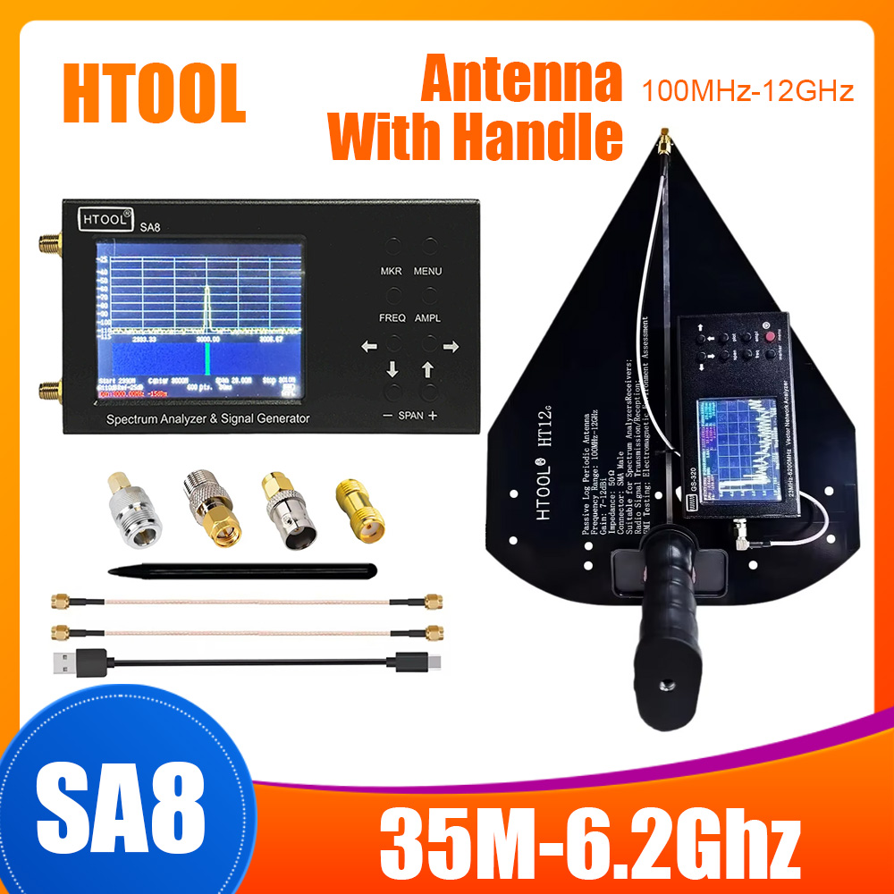 HTOOL SA8 스펙트럼 분석기 35M-6.2GHz  - Signal Generator Spectrum Analyzer 리뷰 및 가격