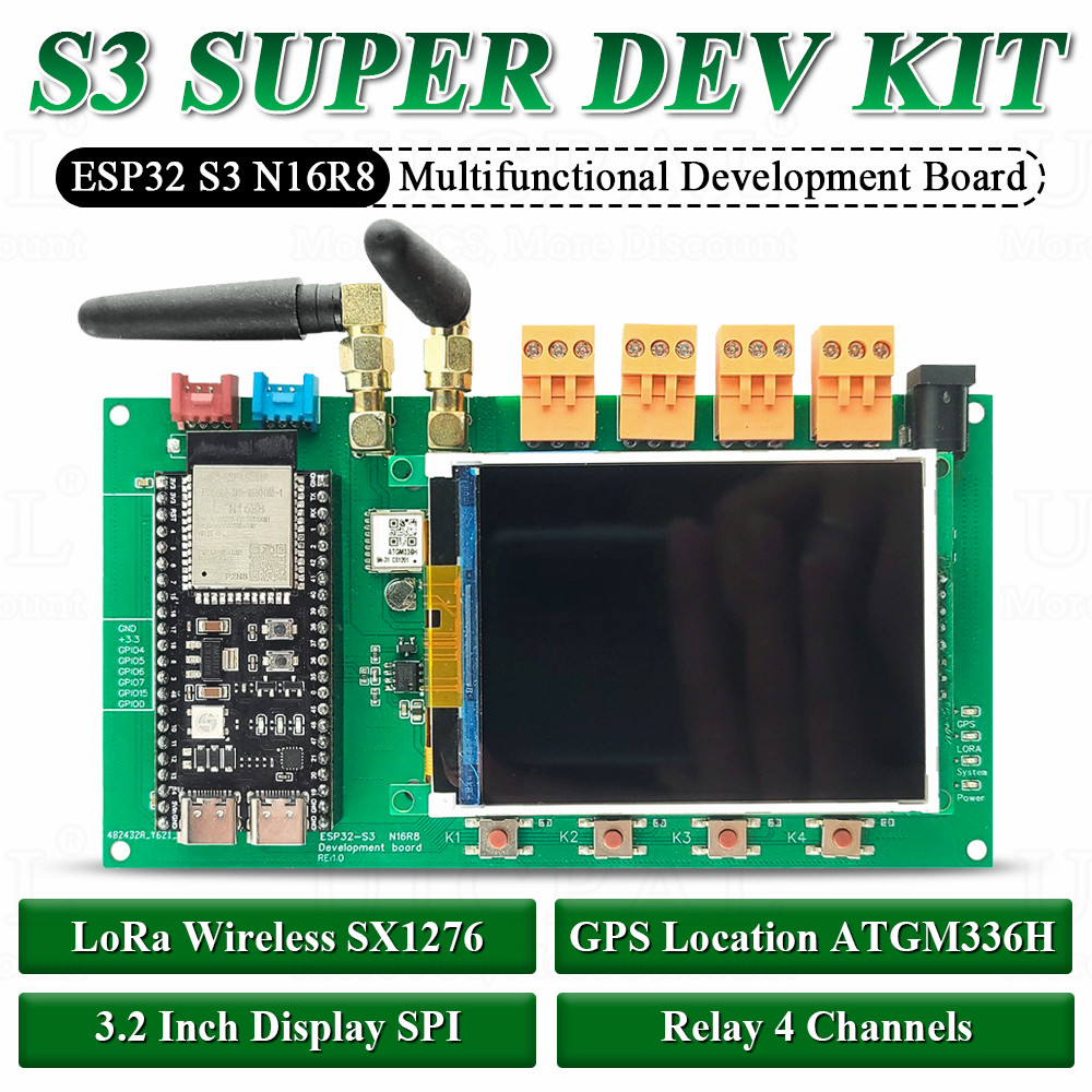 ESP32 S3 개발 보드 키트, 3.2 인치 디스플레 - Esp32 S3 Development Board Lot 리뷰 및 가격