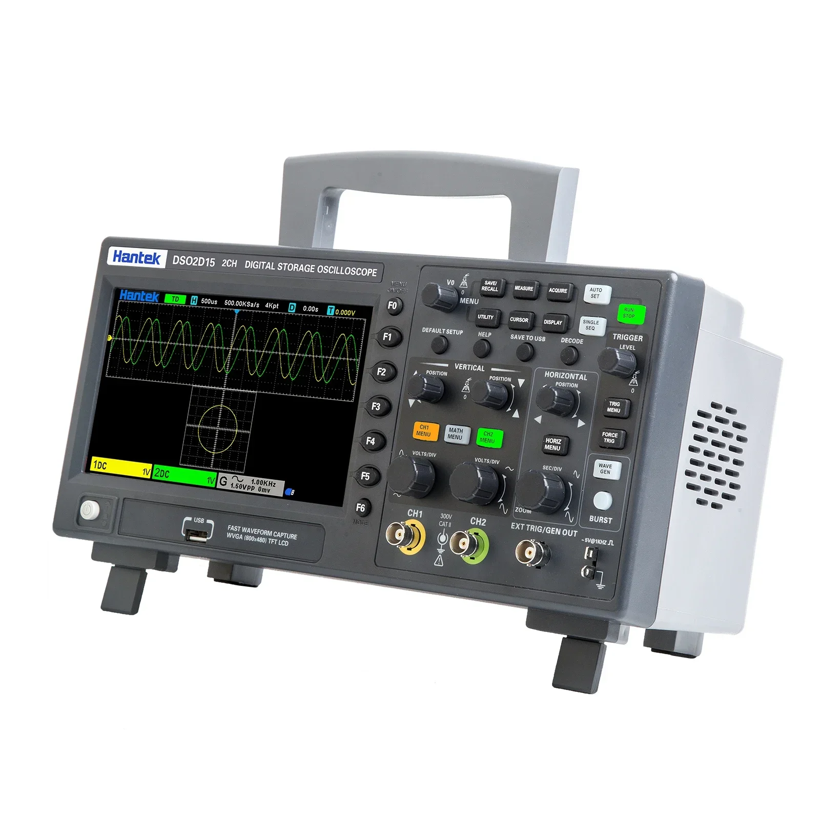 감도 Hantek 신호 발생 오실로스코프 DSO2C10 - Digital Storage Oscilloscope 100Mhz 리뷰 및 가격